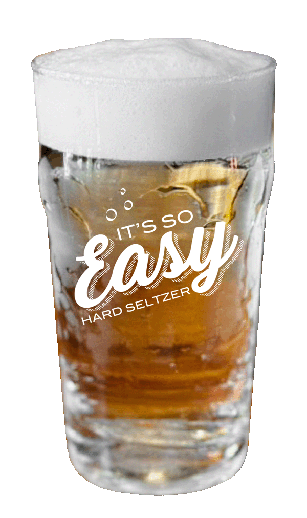 Piney River Brewing Co. PRBC It's So Easy Hard Seltzer glass August 2024