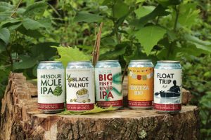 Some of the year round beers available in 12-ounce cans from Piney River Brewing Co.