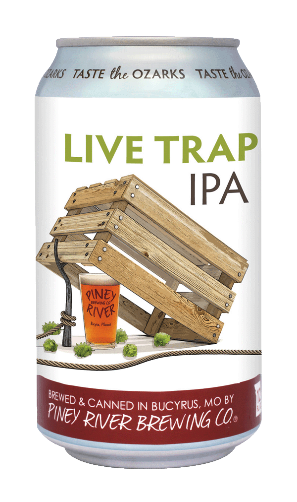 Piney River Brewing Co. PRBC Live Trap IPA can 2023