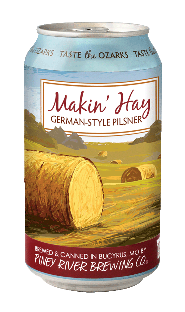 Piney River Brewing Co. PRBC Makin' Hay German-Style Pilsner can 2023