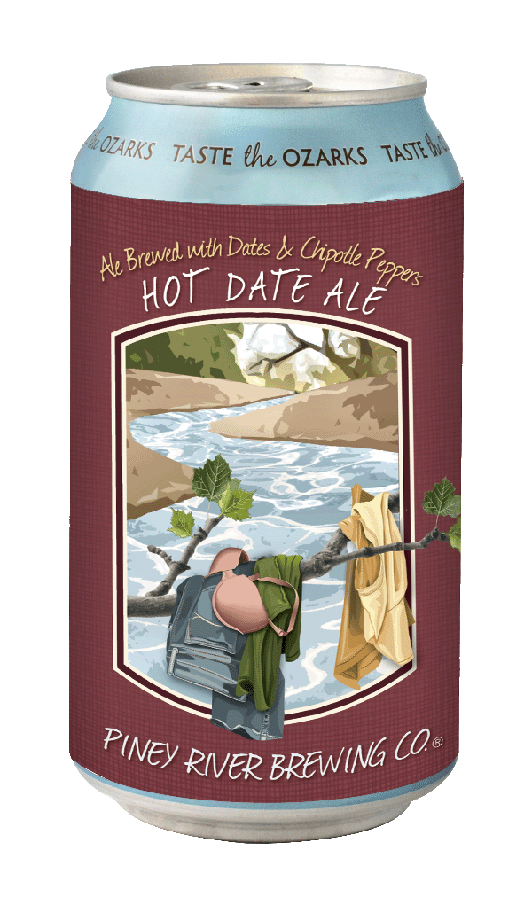 Piney River Brewing Co. PRBC Hot Date Ale can Jan 2025