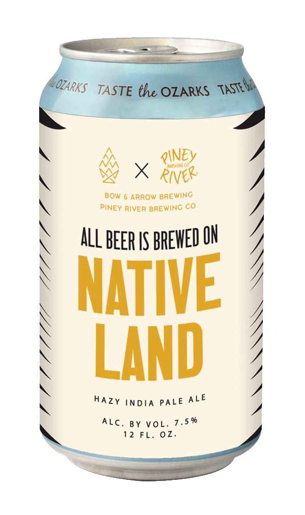 Piney River Brewing Co. PRBC Native Land Hazy IPA can Jan 2025