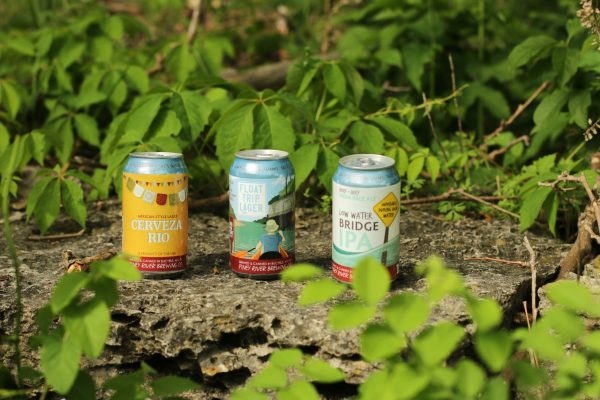 Piney River Brewing Co. flagship beers in outdoor environment, June 2026.