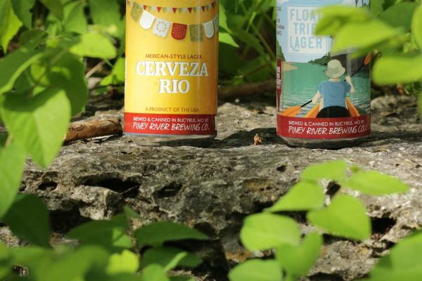 Piney River Brewing Co. flagship beers in outdoor environment, June 2026.