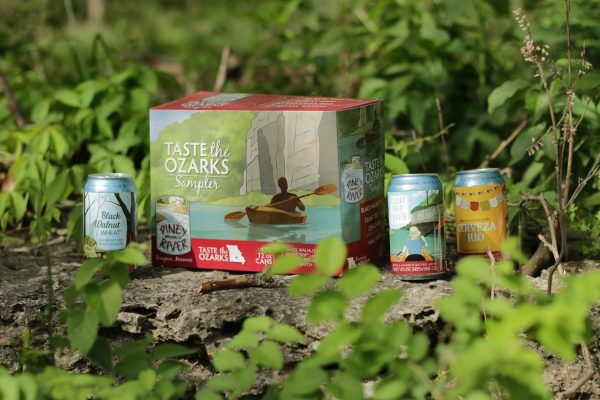 Piney River Brewing Co. flagship beers in outdoor environment, June 2026.