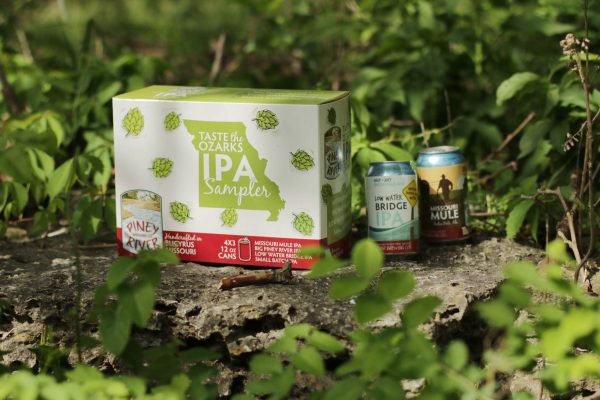 Piney River Brewing Co. flagship beers in outdoor environment, June 2026.