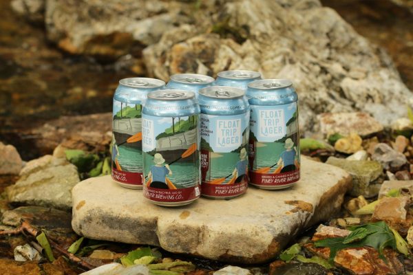 Piney River Brewing Co. flagship beers in outdoor environment, June 2026.