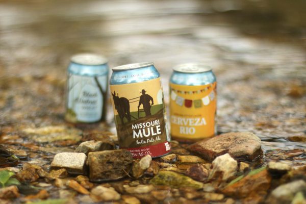 Piney River Brewing Co. flagship beers in outdoor environment, June 2026.