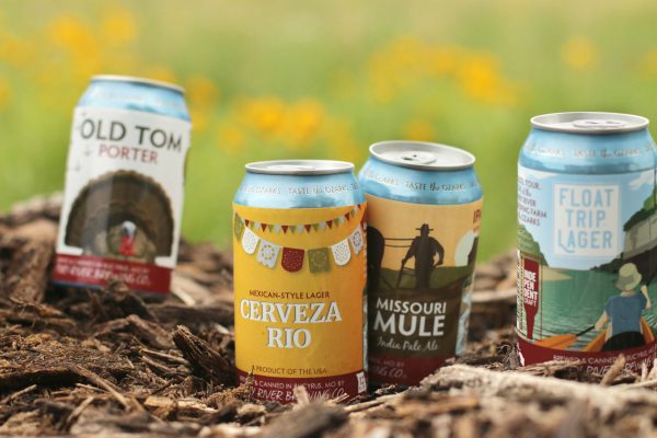 Piney River Brewing Co. flagship beers in outdoor environment, June 2026.